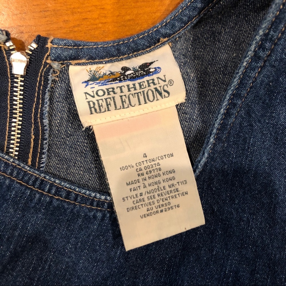Vintage Jean Dress - Picture 9 of 10